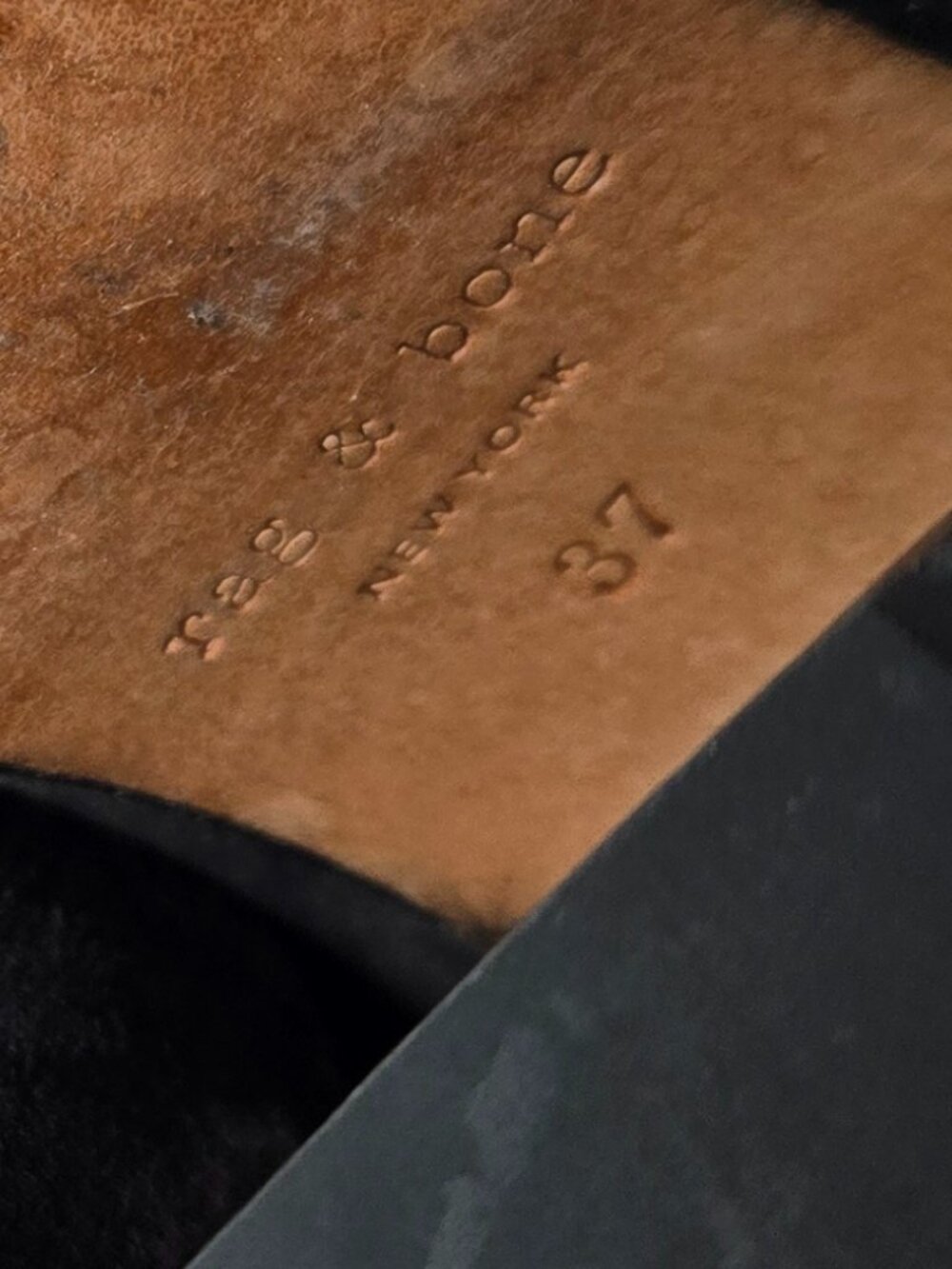 Rag & Bone Newbury Suede Ankle Boots Asphalt Made in Italy EU 37 (~US 6.5-7) - Picture 12 of 12